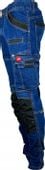 Spodnie robocze JEANS STRETCH jeansowe slim BHP