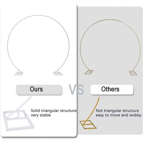 STOJAK Stelaż Na Balony KOŁO Tło Zdjęć Ścianka 2.2m na Arena.pl