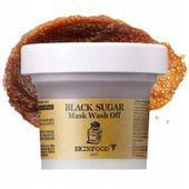 Maseczka do twarzy zmywalna Skinfood Black Sugar Mask Wash Off 120g