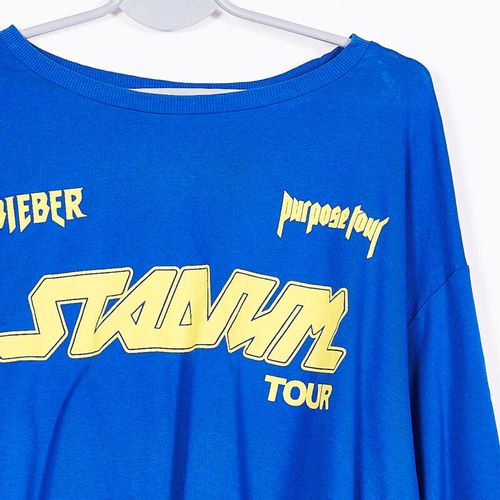 BLUZKA DAMSKIE GRANATOWA Z NADRUKIEM H&M R. XS na Arena.pl