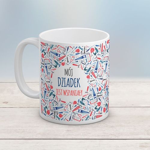 Kubek z nadrukiem - Mój Dziadek jest Wspaniały na Arena.pl
