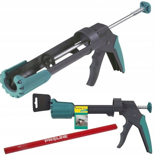WOLFCRAFT Pistolet wyciskacz do silikonu 4352000 + Ołówek stolarski na Arena.pl