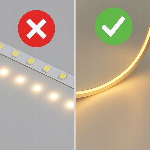 Lustro owalne LED COB łazienkowe, uniwersalne 100x50 cm bez ramy IP 67 na Arena.pl