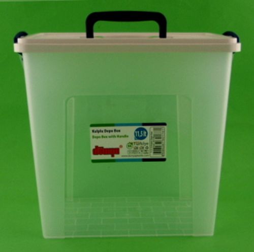 Pojemnik plastikowy uchwytem rączką pudełko 11,5L na Arena.pl