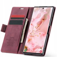 Spacecase Wallet Galaxy S23 Ultra wiśniowy