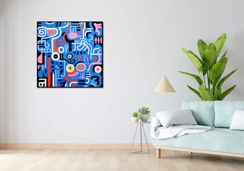 Plakat 90x90cm Rytmiczne Echo na Arena.pl