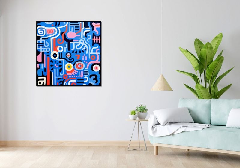 Plakat 90x90cm Rytmiczne Echo zdjęcie 4