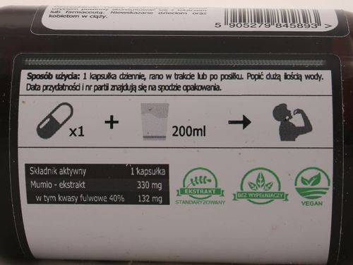 Mumui Shilajit 330mg - Yango - 90 kapsułek na Arena.pl