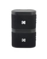 Kodak SoundBrix Dual Black Zestaw 2 Głośników Bluetooth Stereo 50m USB-C