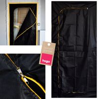 DRZWI REMONTOWE PRZECIWPYŁOWE KURTYNA OSŁONA Z WŁÓKNINY 220x110 LEWE PRAWE