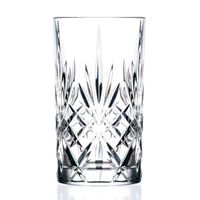 SZKLANKI KRYSZTAŁOWE WYSOKIE RCR MELODIA 360 ML 6 SZT