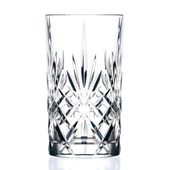 SZKLANKI KRYSZTAŁOWE WYSOKIE RCR MELODIA 360 ML 6 SZT
