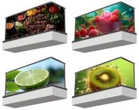 Osłona balkonowa mata ozdobna na balkon na wymiar OWOCE JEDZENIE WZORY