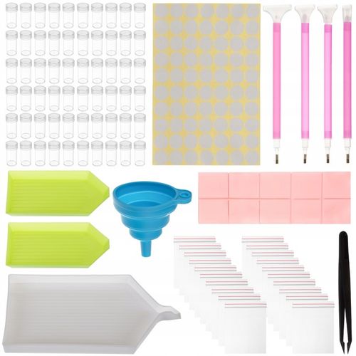 Akcesoria do Diamond Painting Haft Diamentowy Potężny Zestaw do Haftu Etui na Arena.pl