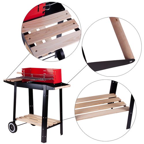 Grill Węglowy Ogrodowy RedBend + Dmuchawa na Arena.pl