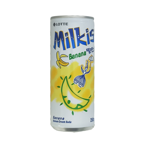 Koreański napój gazowany Milkis Banana Lotte 250ml na Arena.pl