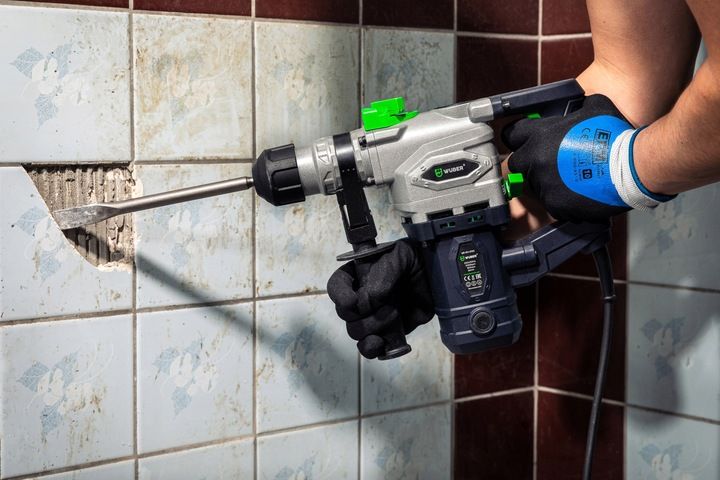 WIERTARKA MŁOTOWIERTARKA MŁOT UDAROWY MOCNA SDS+ WIERTŁA SZPICAK PRZECINAK zdjęcie 3