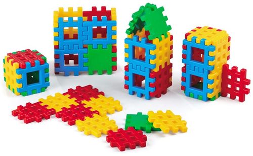 MARIOINEX WAFLE KLOCKI KONSTRUKCYJNE 48 ELEMENTÓW na Arena.pl