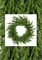 Girlanda Świąteczna Świerk NATURA 3D 100%PE 300 cm KOMINEK balustrada drzwi