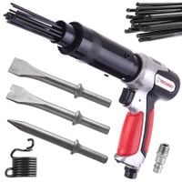 młotek pneumatyczny młotek do rdzy zestaw igły groty do rdzy 2w1 dłuta