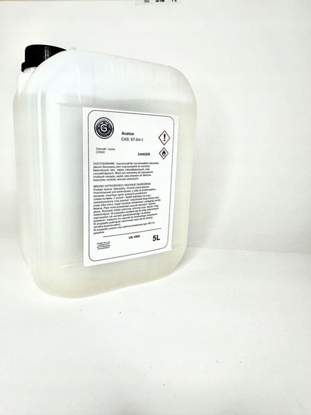 Aceton techniczny rozcieńczalnik 5L zdjęcie 1