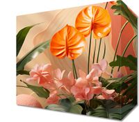 Obraz 20x20cm Pomarańczowy Raj