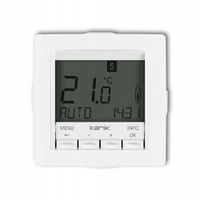KARLIK DECO Elektroniczny tygodniowy regulator temperatury biały DRT-3.1