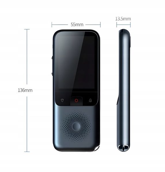 ELEKTRONICZNY TŁUMACZ MOWY MENU WIFI APARAT BLUETOOTH 70+ JĘZYKÓW zdjęcie 6