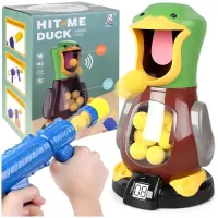 GŁODNA KACZKA STRZELANIE DO CELU KULKAMI KACZKI GRA ZRĘCZNOŚCIOWA PISTOLET