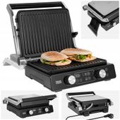 OPIEKACZ do kanapek panini GRILL toster sandwich 2000W 3 pozycje Teesa