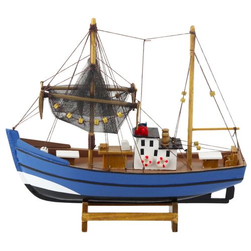 NIEBIESKI  MODEL KOLEKCJONERSKI  STATEK na Arena.pl