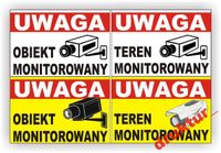 pvc Tabliczka OBIEKT MONITOROWANY znak monitoring