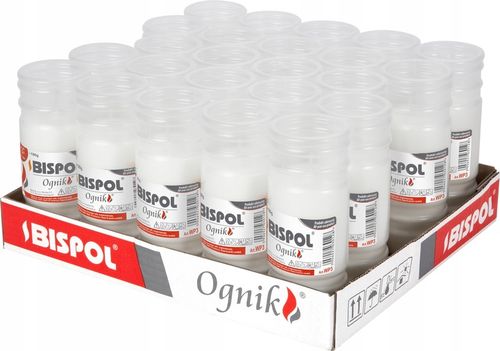 Wkłady do zniczy parafinowe BISPOL WP3 72h 24szt na Arena.pl