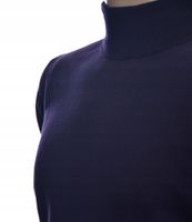 Sweter z golfem golf męski bawełniany pod marynarkę gładki 2XL XXL śliwka