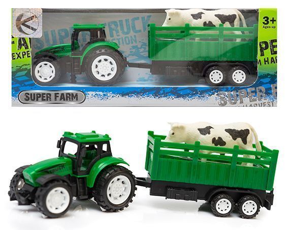 Traktor z przyczepą zdjęcie 1