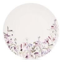 Talerz Deserowy Płytki Mały na Ciasto Deser Porcelanowy Kwiaty 20,5 cm