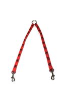 A-159 ROZDZIELACZ DO SMYCZY ŁAPKI  15mm/40cm Kolor - łapki czerwony