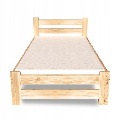 ŁÓŻKO DREWNIANE 100x200 B sosnowe WYSOKI ZAGŁÓWEK Producent na Arena.pl