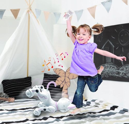 Zdalnie sterowany robot kot, programowalny inteligentny, światło, dźwięk na Arena.pl