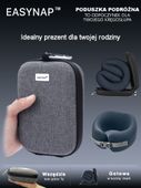 Poduszka podróżna EASY NAP średnia granatowa