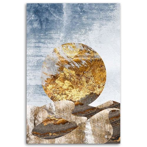 Deco Panel, Złota planeta 50x70 na Arena.pl