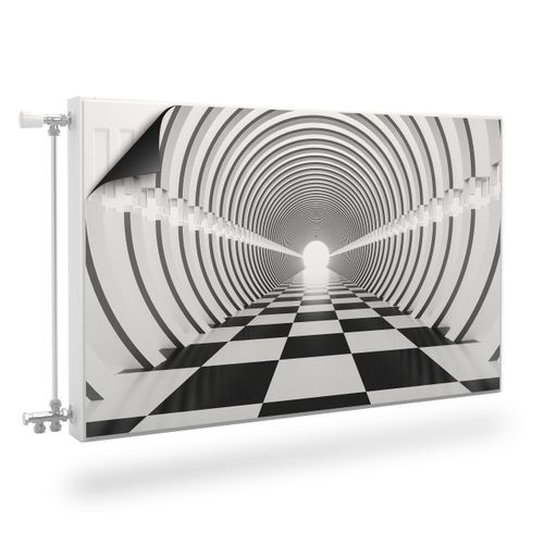 MASKOWNICA Magnetyczna Czarno-Biały Tunel Efekt 3D 100cm x 60cm na Arena.pl