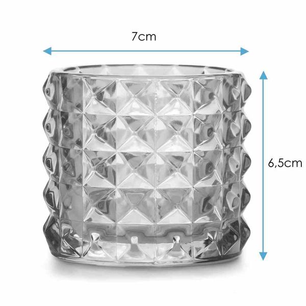 CANDLEHOLDER/AH/MALAGA/BOTTLEGREEN/7X6,5 zdjęcie 4