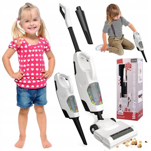 ODKURZACZ PIONOWY DLA DZIECI BEZPRZEWODOWY Z FUNKCJĄ SSANIA Z DŹWIĘKIEM 2w1 na Arena.pl