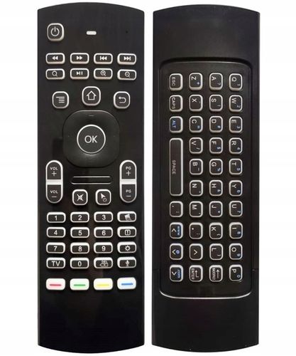 MX3 Podświetlana Myszka Zdalna 2.4G Bezprzewodowa klawiatura dla Android TV na Arena.pl