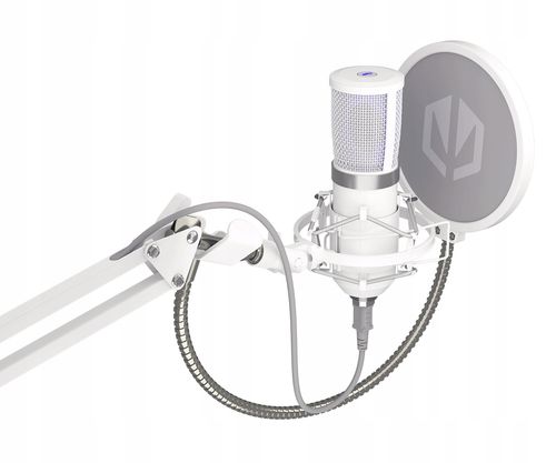 Mikrofon Endorfy Solum Streaming SM950 USB Statyw Biały na Arena.pl