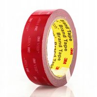 3M VHB GPH060 MOCNA TAŚMA AKRYLOWA SZARA 0.6MM ODPORNOŚĆ DO 230C 12MMX5M