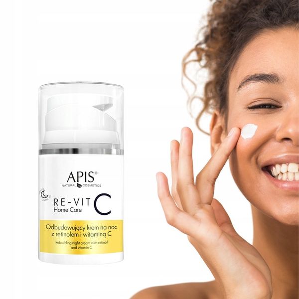 APIS Re-Vit C Odbudowujący krem na noc z retinolem i witaminą C 50ml zdjęcie 3