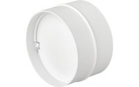 ŁĄCZNIK KANAŁU OKRĄGŁEGO Z ZAWOREM ZWROTNYM 100MM - RX 02-463