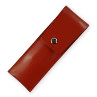 Etui na 3 długopisy skóra naturalna Pierre Cardin Czerwone